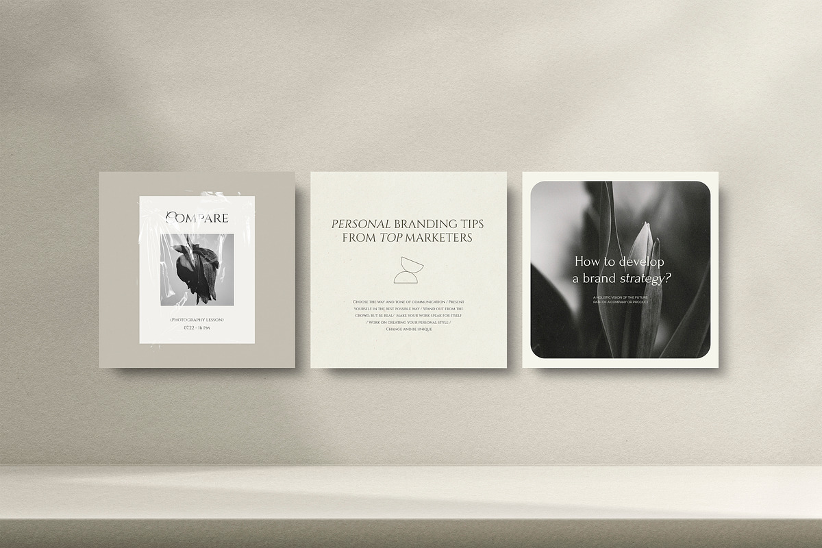 CANVA & PS / Aster Social Media Pack, a Social Media Template by Simple có (Photo 4 of 13)