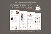 Wix Template Social Media Manager, a Wix Template by vectorocean (Thumbnail 6 of 11)