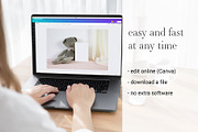 Card Mockup 5x7 Online Edit Canva, a Product Mockup by PawMockups 2 (Thumbnail 3 of 8)