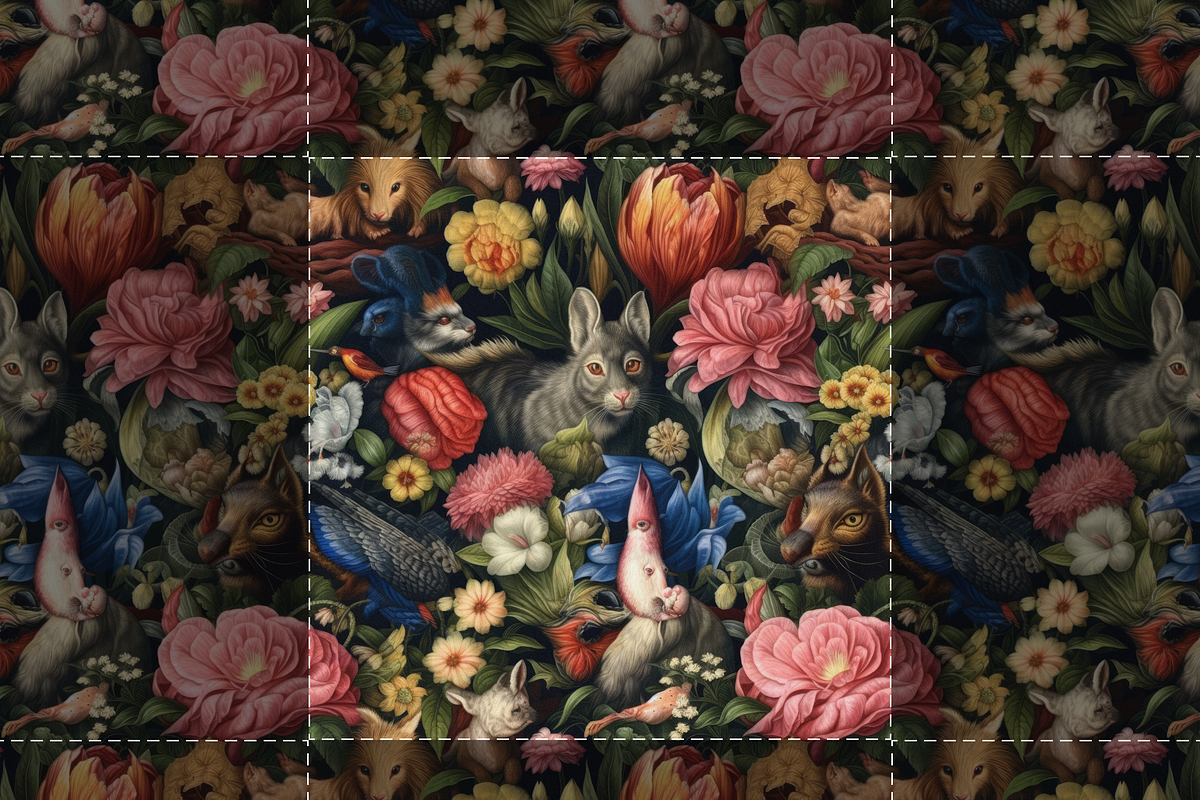 Fantastic Animals Seamless Patterns, a Pattern Graphic by PrintyleStudio (Photo 5 of 6)