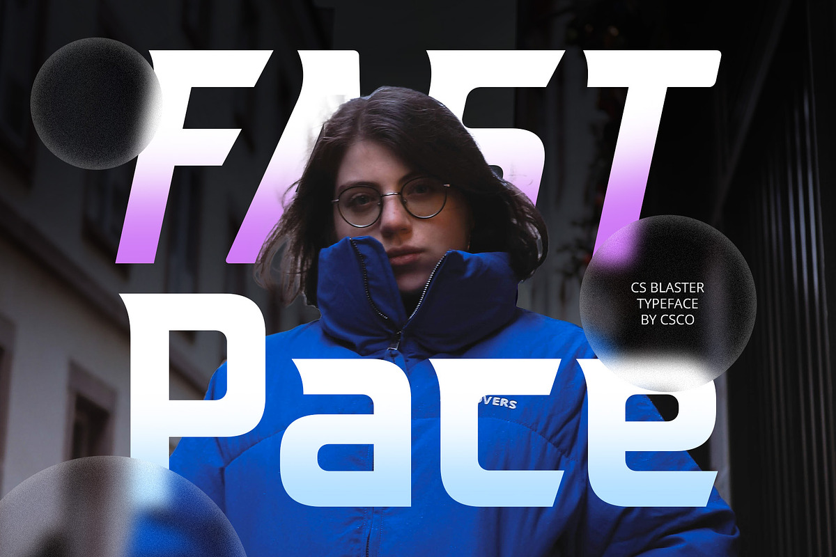 CS Blaster – Techno Font, a Sans Serif Font by Craft Supply Co. (Photo 2 of 8)