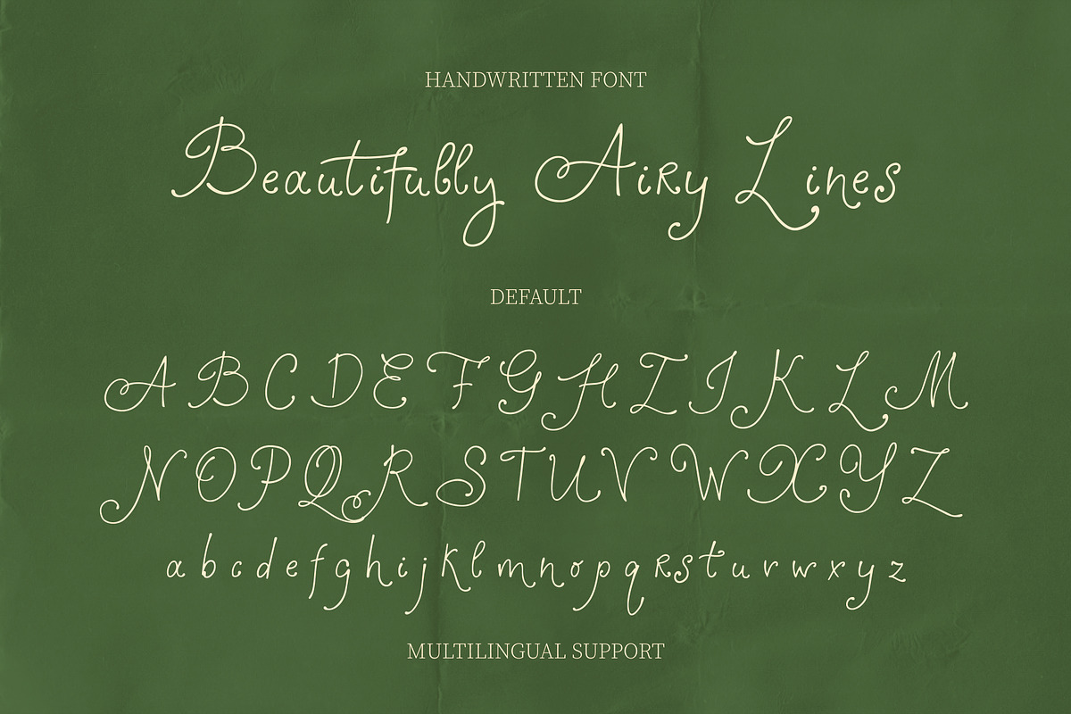 Beautifully Airy Lines Font, a Script Font by AnnArt (Photo 10 of 13)
