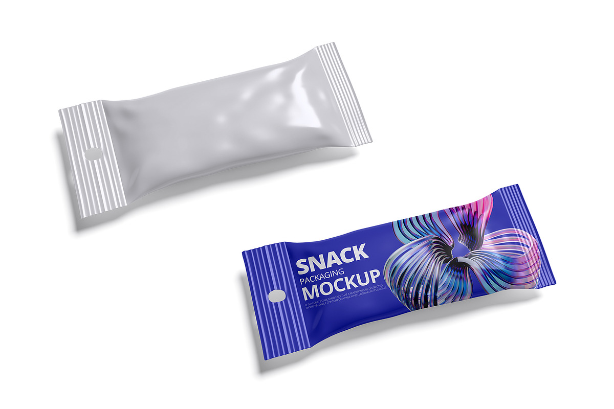 Snack Packaging Mockup, a Packaging Mockup by Designbuys (Photo 2 of 4)