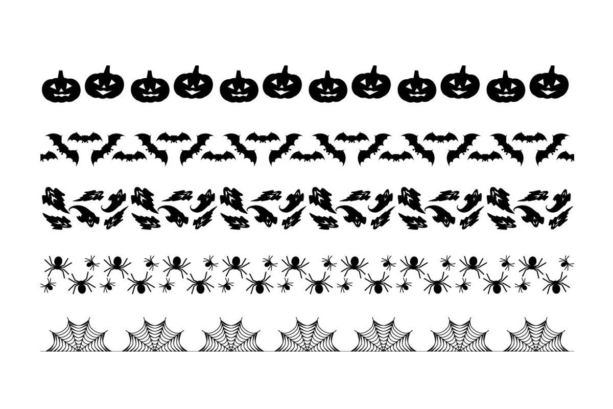 Halloween Pattern Brushes preview 2