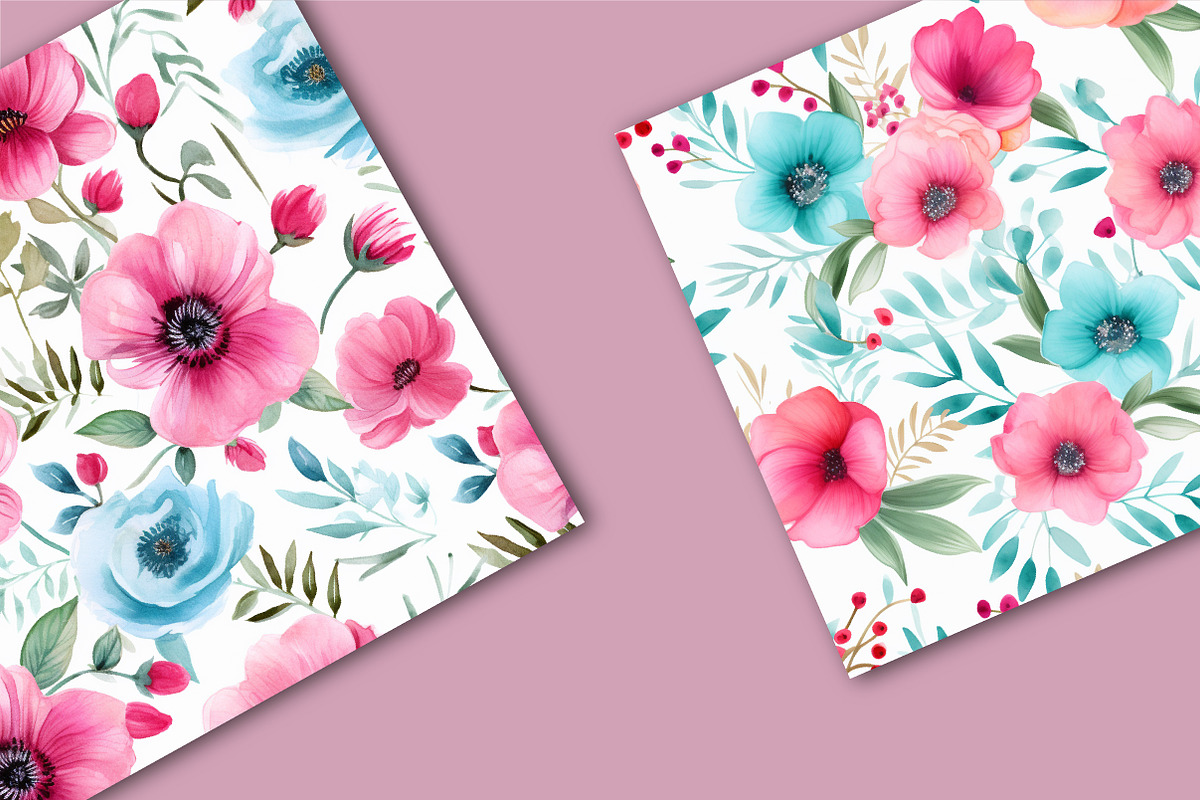Summer Flowers Seamless Pattern, a Pattern Graphic by Artful Prints (Photo 7 of 7)