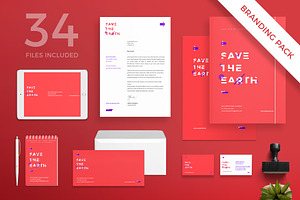 Branding Pack Save The Earth