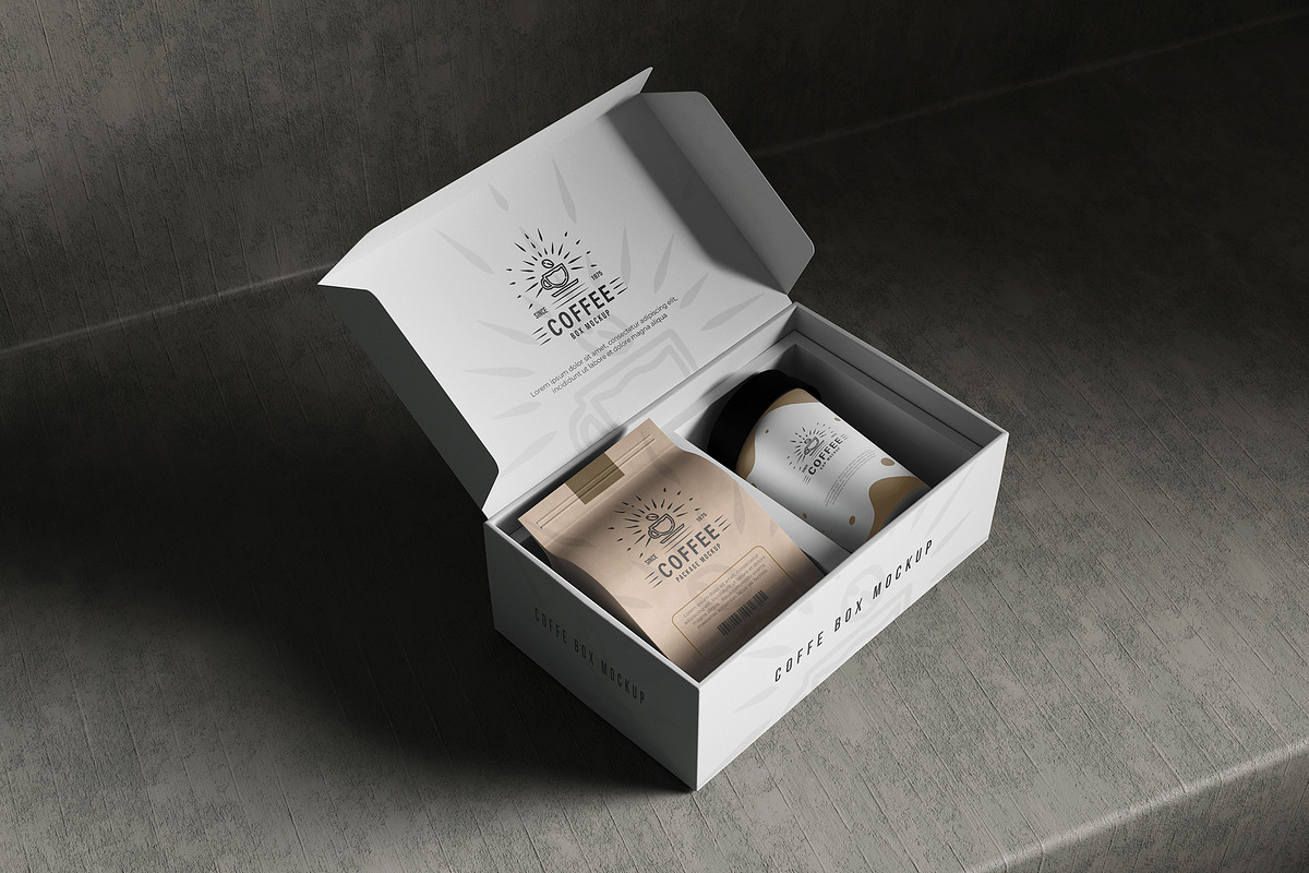 Coffee Packaging Mockup, a Packaging Mockup by Artlogs x Modaldesain (Photo 1 of 5)