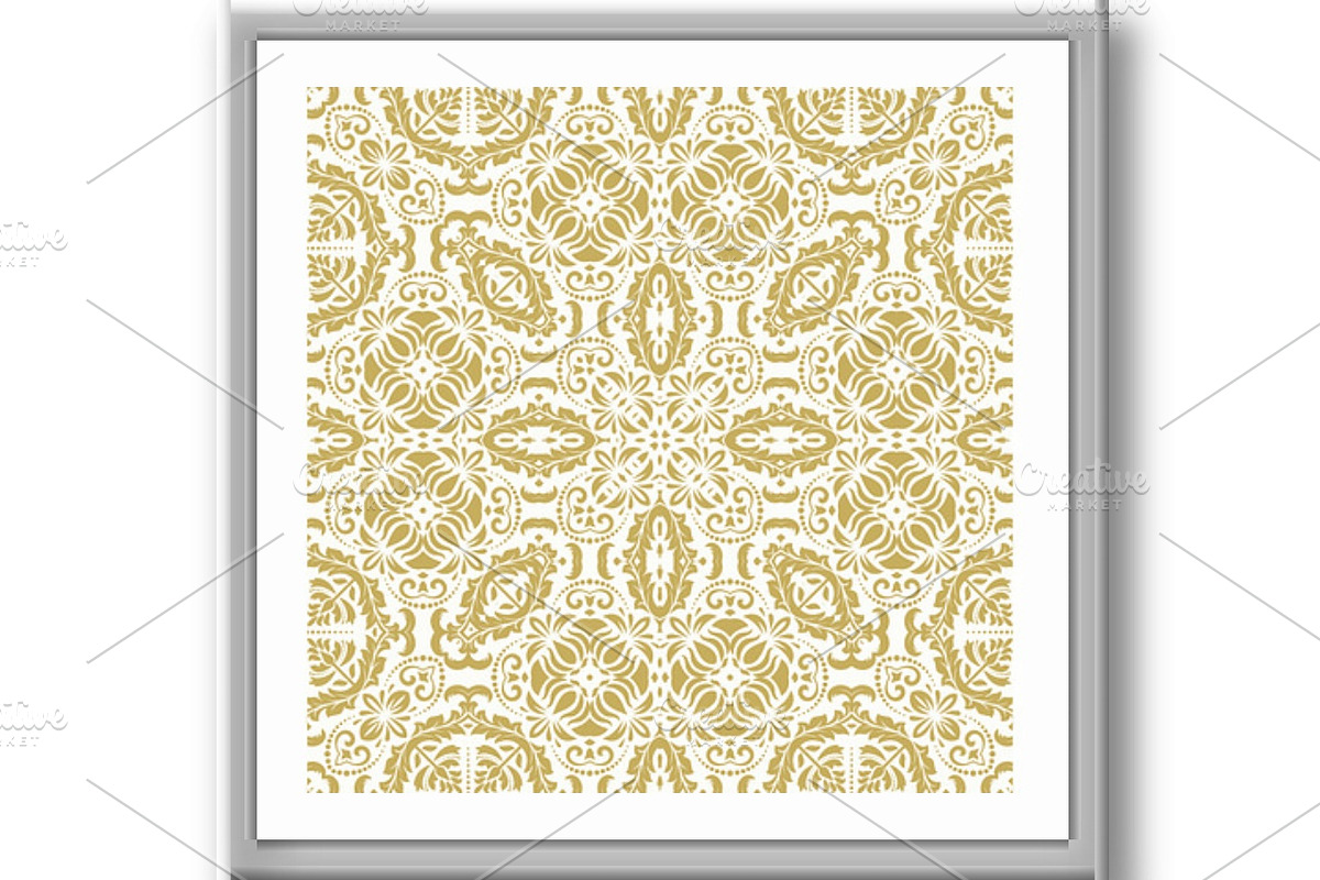 Seamless Oriental Vector Background, a Decorative Illustration by FineArtStudio (Photo 2 of 3)