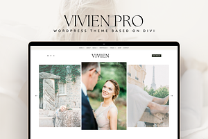 Photography Vivien WordPress Divi 5, a WordPress Template by Lovely Confetti
