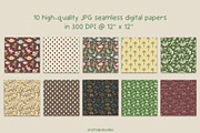 Dinosaur Days Clipart and Patterns, a Pattern Graphic by Drafts n Doodles (Thumbnail 12 of 20)