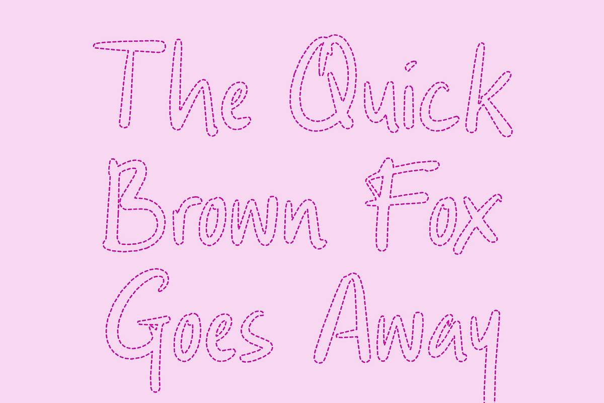 CS Damita Dashed, a Handwritten Font by Craft Supply Co. (Photo 5 of 8)
