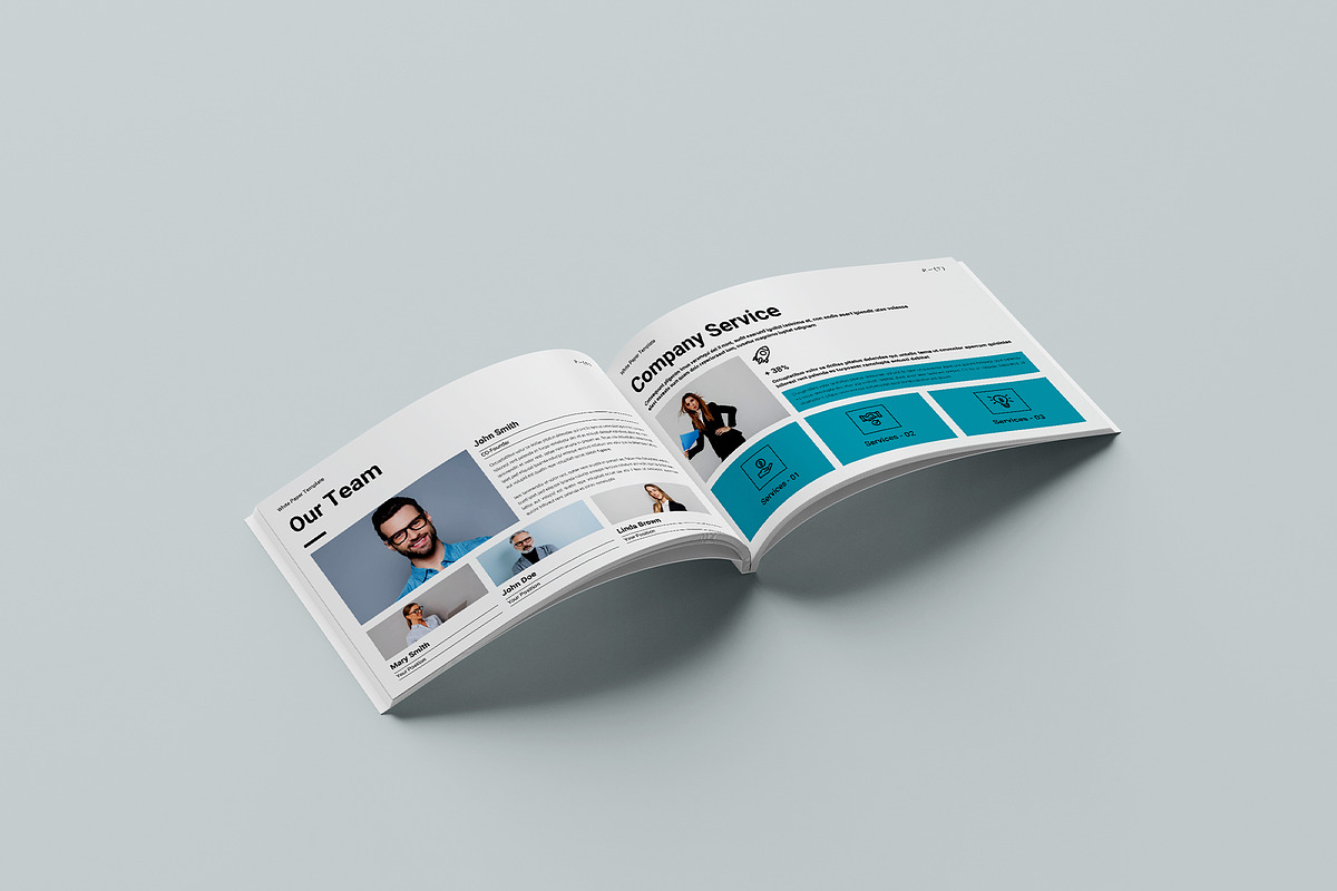 White Paper Template Landscape, a Brochure Template by Design-Art (Photo 4 of 9)