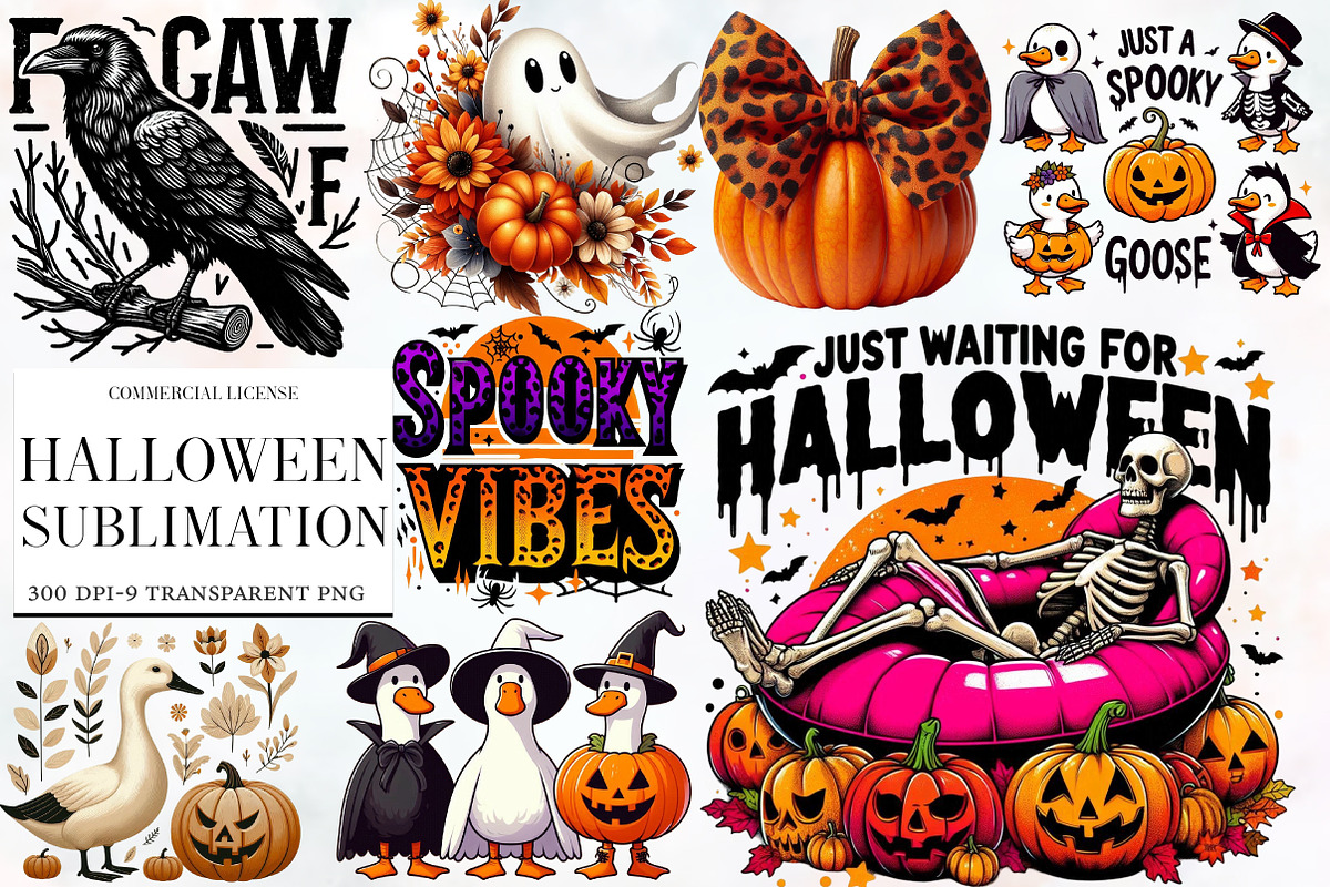 Halloween Sublimation Design, an Illustration by Designworld (Photo 1 of 6)