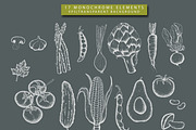 Hand Drawn Vegetables Illustrations, a Graphic by Hand drawn Boutique (Thumbnail 4 of 4)