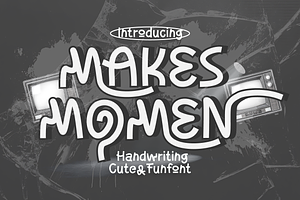 Makes Momen Handwriting Font