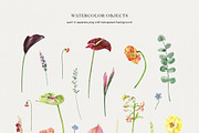 Secret Garden watercolor, a Decorative Illustration by Volha Studio (Thumbnail 7 of 11)