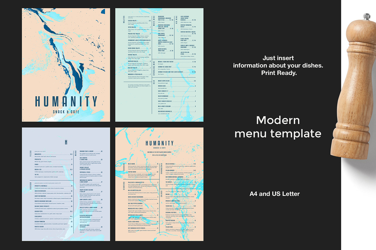 Restaurant Menu, a Flyer Template by BigWeek (Photo 2 of 4)