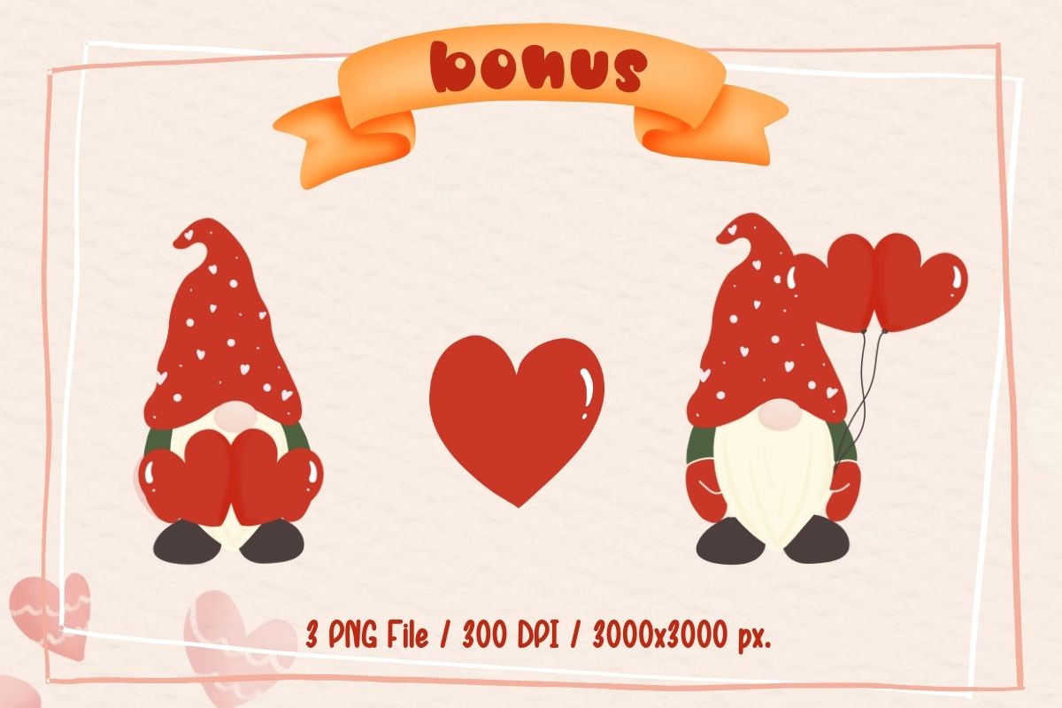 Gnome Valentine Font, a Symbol Font by AnningArts (Photo 3 of 5)