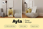 Artwork Mockups Bundle 20 in 1, a Household Mockup by Bonumo (Thumbnail 22 of 41)