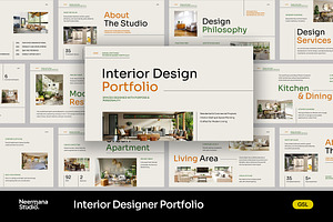Beige Minimal Interior Design GSL, a Presentation Template by Neermana