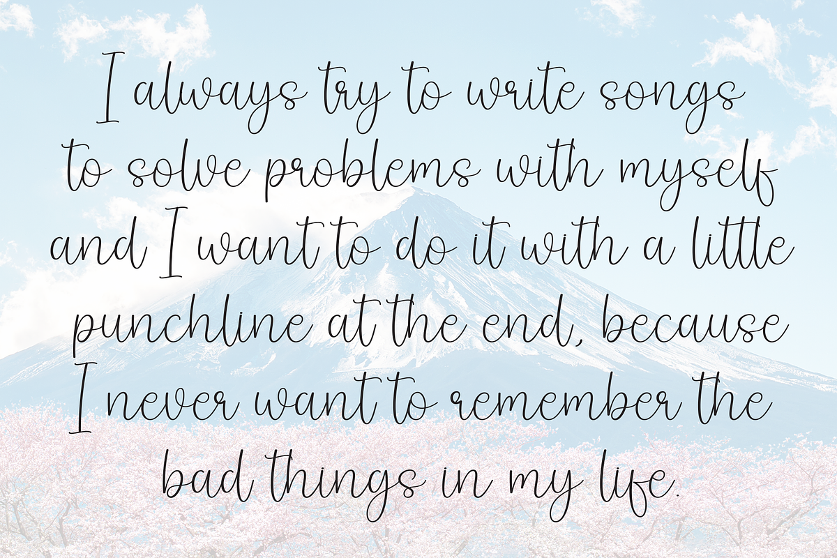 Bright Sunday | Script Font, a Handwritten Font by Scratchones (Photo 6 of 9)