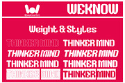 Thinker Mind font, a Font by weknow (Thumbnail 7 of 8)
