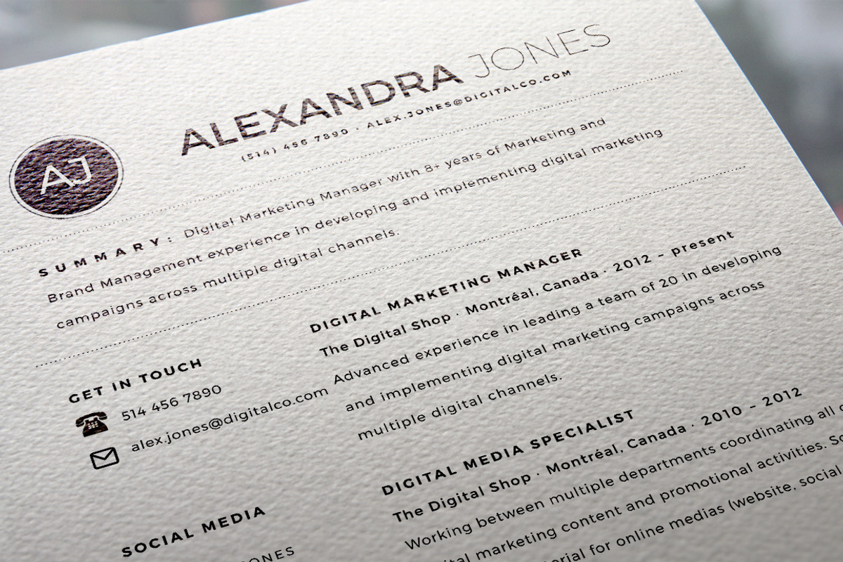 Beautiful Resume Template, a Resume Template by dreamboxsupply (Photo 6 of 6)