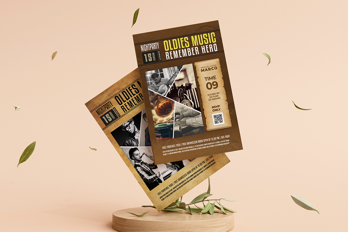 Music Party Flyer, a Flyer Template by Creativpixl (Photo 2 of 6)