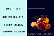 Watercolor Halloween Drink Clipart B, an Illustration by SVGArt (Thumbnail 3 of 8)