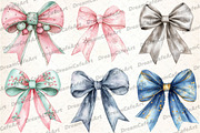 Christmas Bow Sublimation Bundle, an Illustration by DreamCafeArt (Thumbnail 3 of 7)
