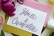 Candinara - Elegant Calligraphy, a Script Font by Ginart (Thumbnail 7 of 11)