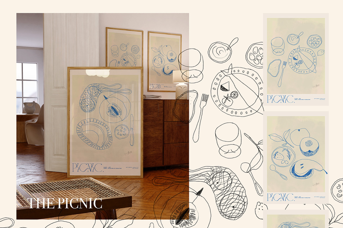 The Modern Gallery | Abstract Ink, an Illustration by ana & yvy (Photo 2 of 31)