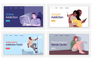 Addiction Types Landing Page