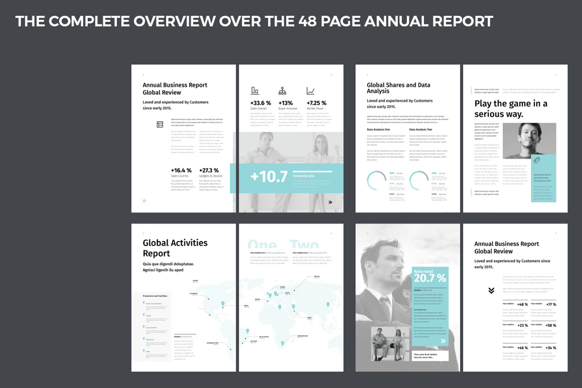 Annual Report, a Brochure Template by Egotype (Photo 4 of 28)