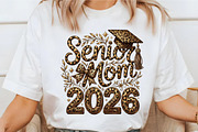 Senior Mom 2026 Png, Graduation Png, an Illustration by designcity5 (Thumbnail 3 of 4)