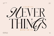 Never Things Elegant & Premium Serif, a Serif Font by Graphicxell (Thumbnail 1 of 10)