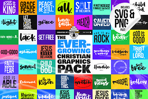 Ever-Growing Christian Graphics Pack, a Graphic by CreateHive