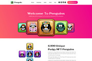 NFT Landing Page HTML Template, a Landing Page Template by CodexCoder Themes (Thumbnail 3 of 4)