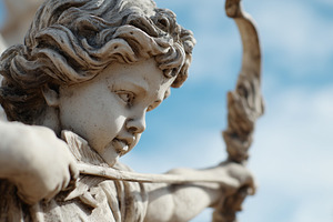 Classical marble statue of cupid, an Architecture Photo by MistyDay