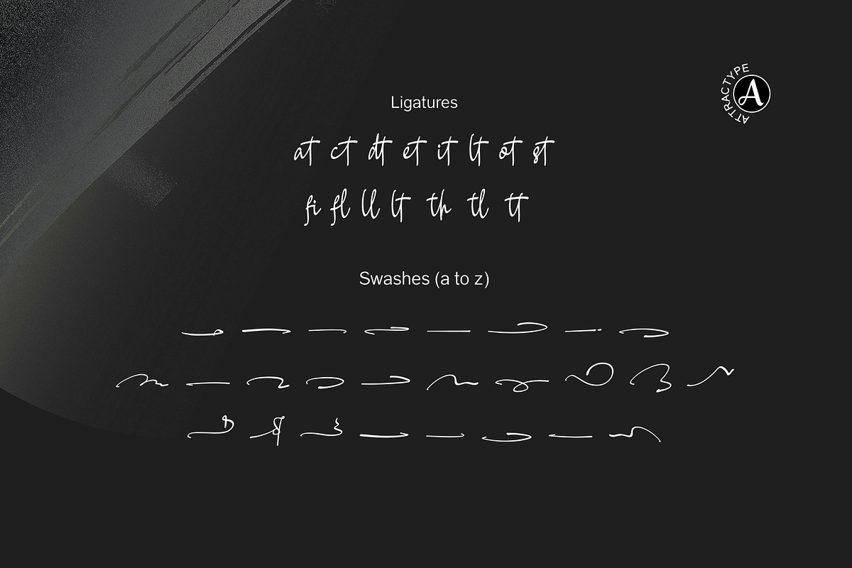 Special Regards Signature Fonts, a Script Font by Attractype (Photo 7 of 8)