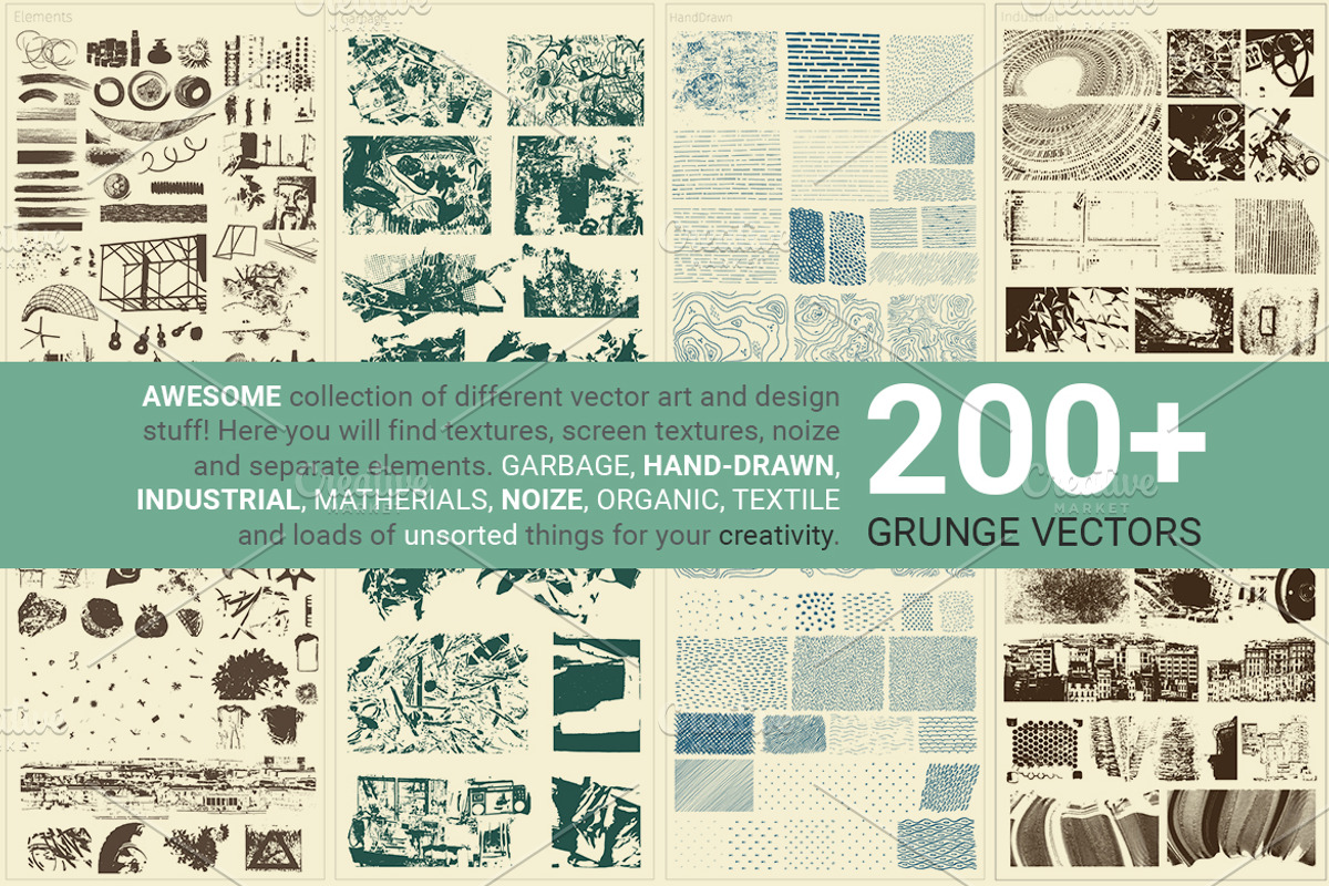 Creative vector elements collection, a Background Graphic by Digithings (Photo 2 of 9)
