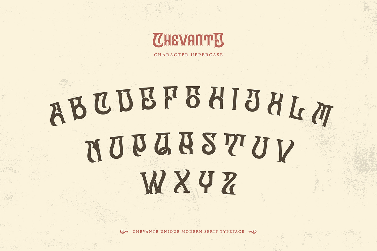 Chevante, a Serif Font by ilhamtaro