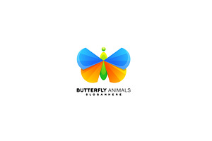 Butterfly Logo Illustration Design