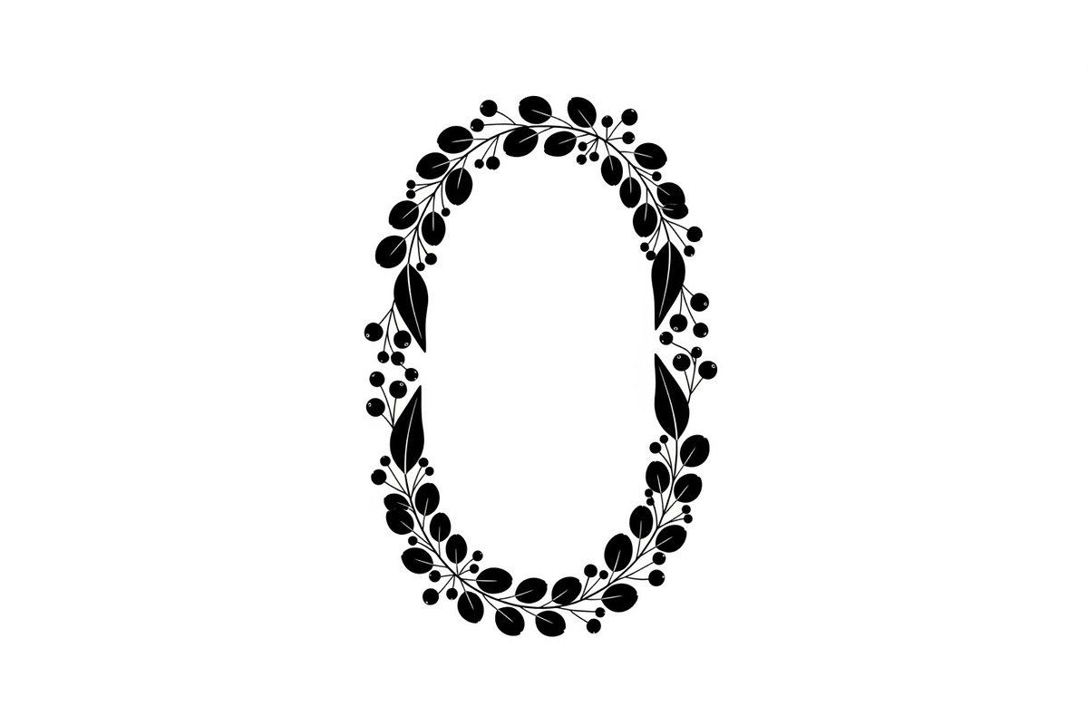 Floral Oval Wreath SVG Bundle, an Illustration by yasushie (Photo 12 of 31)