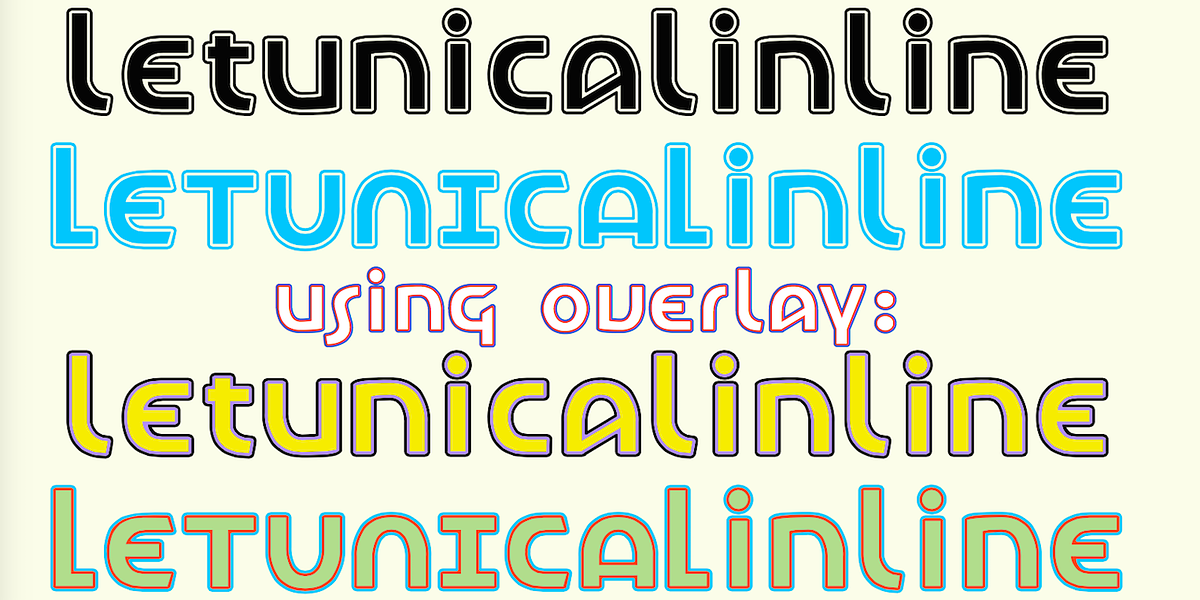 Letunical, a Sans Serif Font by Ingrimayne Type (Photo 7 of 8)