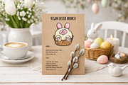 Vegan Easter & Desserts | Vector Set, an Object Graphic by Design by Irihaha (Thumbnail 2 of 7)