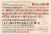 Lux Orbis - Serif font family, a Font by Artistic & Unique (Thumbnail 3 of 15)