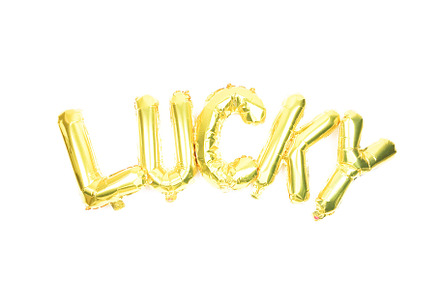 Gold "Lucky" Balloon 