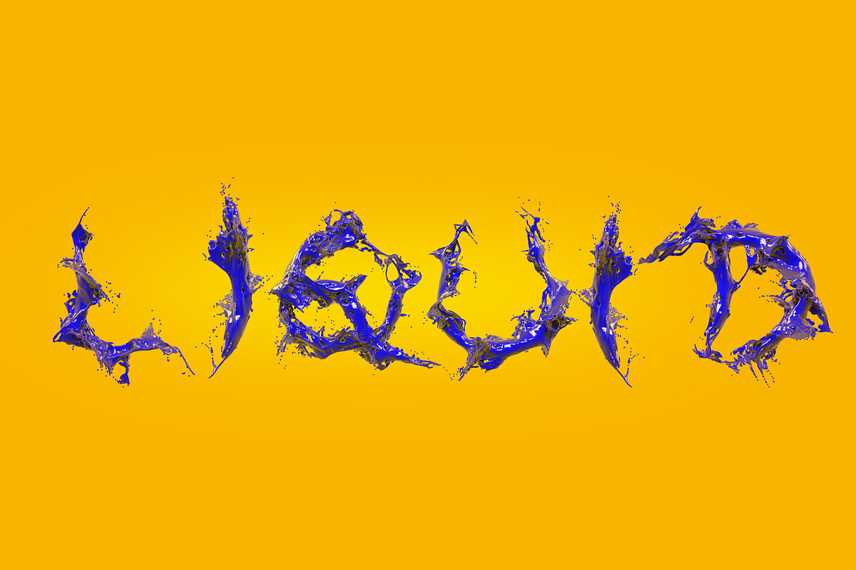 Liquid Alphabet