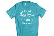 Male Bella Canvas 3001 Mockup Bundle, a Shirt Mockup by lock and page (Thumbnail 46 of 60)